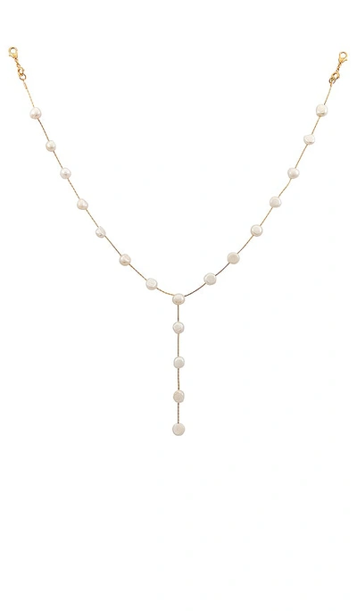 Ettika Mini Pearl Back Body Chain – 珍珠 In Pearl