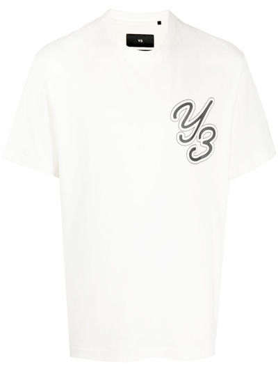 Y-3 Adidas  T-shirt It7522 In Cream