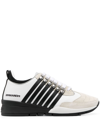 DSQUARED2 BOXER STRIPE-PRINT SNEAKERS