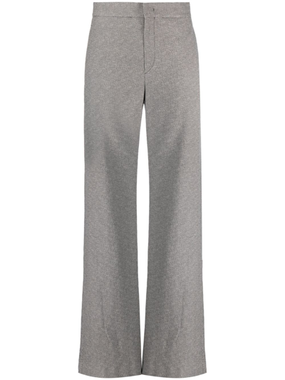 Isabel Marant Mid-rise Straight-leg Trousers In Neutrals