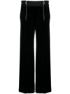 Tom Ford High-waisted Wide-leg Trousers In Black