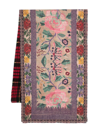 PIERRE-LOUIS MASCIA FLORAL-EMBROIDERY WOOL SCARF