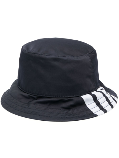 Thom Browne 4-bar Bucket Hat In Multi-colored