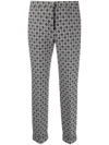 ETRO FLORAL-JACQUARD CROPPED TROUSERS