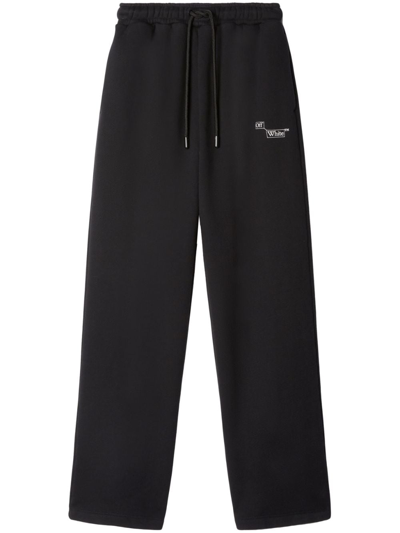 Off-white Blocks Book Track Trousers In Black