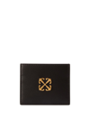 Off-white Jitney Card Holder In Black