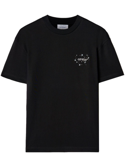 Off-white Arrows-motif Short-sleeve T-shirt In Nero