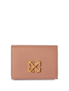 Off-white Jitney Leather Wallet In Neutrals