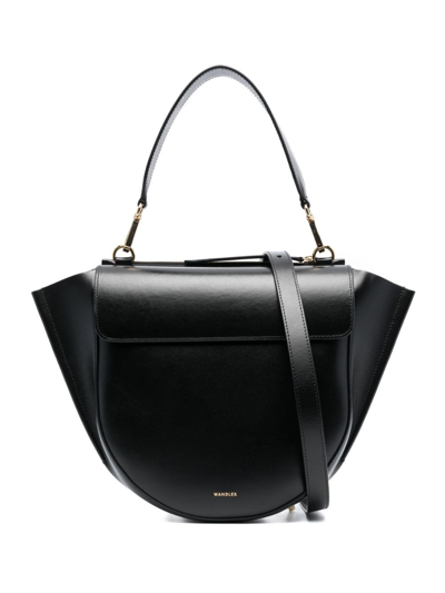Wandler Medium Hortensia Shoulder Bag In Black