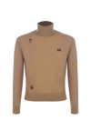 Dsquared2 Turtleneck Sweater In Cammello
