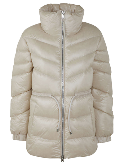 Woolrich Aliquippa Puffy Jacket In Milky Cream