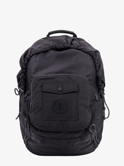 Moncler Logo-detail Backpack In Black