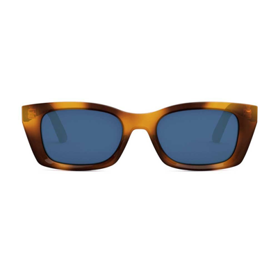 Dior Eyewear Rectangle Framed Sunglasses In Brown