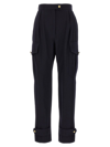 Alexander Mcqueen Military Trousers In Blue