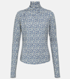 Isabel Marant Étoile Lou Printed Jersey Turtleneck Top In Multicoloured