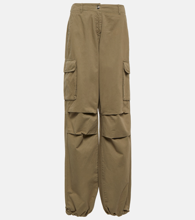 COPERNI WIDE-LEG COTTON CARGO PANTS