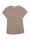 Frame Women's Easy True Organic Linen T-shirt In Blush