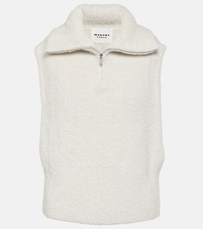 Marant Etoile Milie High-neck Sweater Vest In White