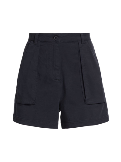 Splendid Margaret Trouser Shorts In Blue