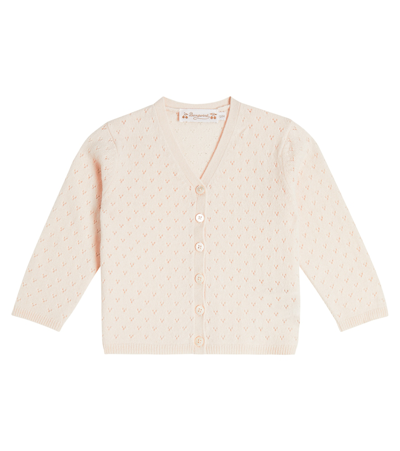 Bonpoint Babies' Azia羊绒开衫 In Beige