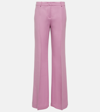 Etro Viscose Blend Flared Pant In Pink