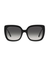 Burberry Women's 54mm Square Sunglasses In Black