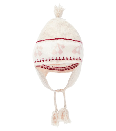Bonpoint Baby Dinna Jacquard Wool Hat In Neutrals