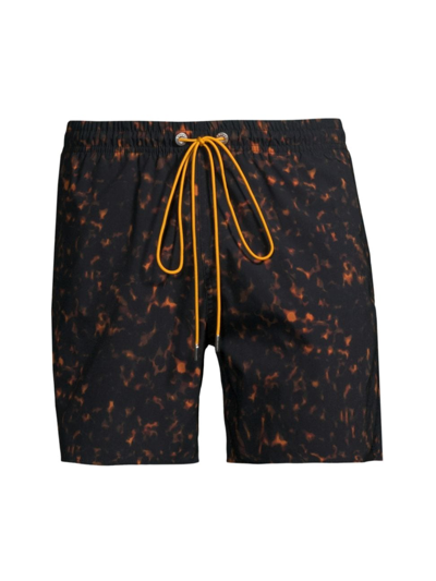 Rhude Black Tortoise Swim Shorts