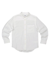 Nn07 Cohen Long Sleeve Button Front Shirt In White