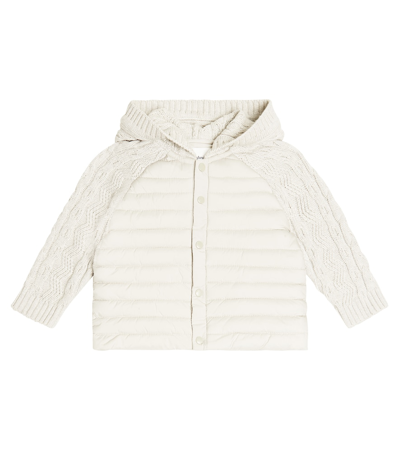 Bonpoint Baby Pepito Puffer Jacket In Grey