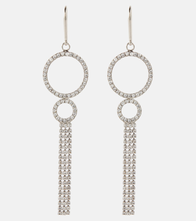 Isabel Marant Embellished Earrings In Silver