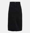 ISABEL MARANT DIPOMA DENIM MIDI SKIRT