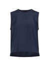 Atm Anthony Thomas Melillo Silk Sleeveless Top In True Navy