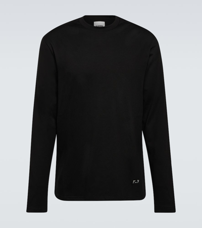 Jil Sander Cotton Jersey T-shirt In Black