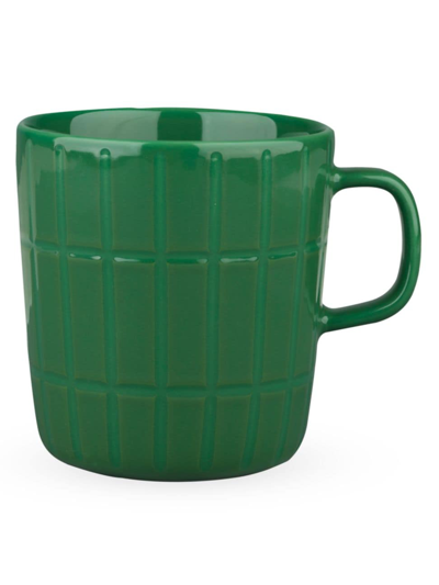 Marimekko Oiva Tiiliskivi Large Mug In Dark Green