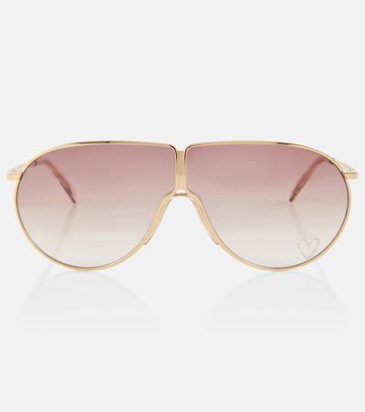 Stella Mccartney Aviator Sunglasses In Multicoloured