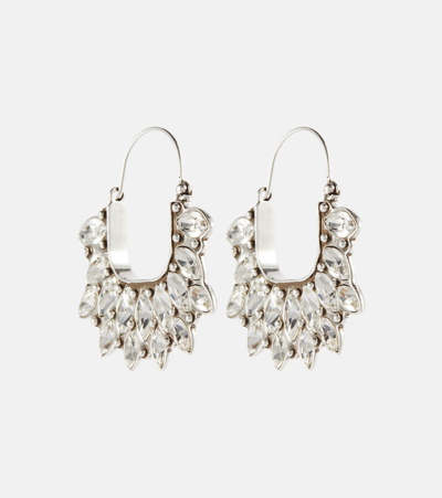 Isabel Marant Celenia Embellished Earrings In Silver