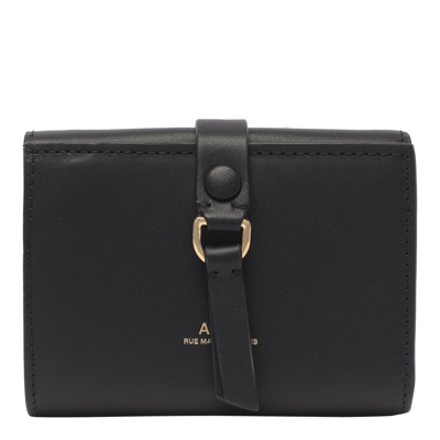 A.p.c. Trifold Noa Wallet In Black