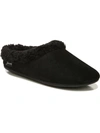 Zodiac Paloma 2 Womens Faux Fur Slip On Loafer Slippers In Black
