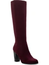 STYLE & CO ADDYY WOMENS FAUX SUEDE BLOCK HEEL KNEE-HIGH BOOTS