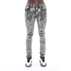 Cult Of Individuality Punk Distressed Super Skinny Jeans In Grey