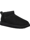 Ugg Round-headed Flat-bottomed Short Boots In Black