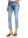 AG WOMENS SLIM HIGH RISE CROPPED JEANS