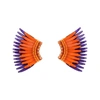 MIGNONNE GAVIGAN Women's Mini Madeline Earrings In Orange/purple