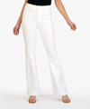 KUT FROM THE KLOTH ANA HIGH RISE FLARE LEG PANT IN OPTIC WHITE