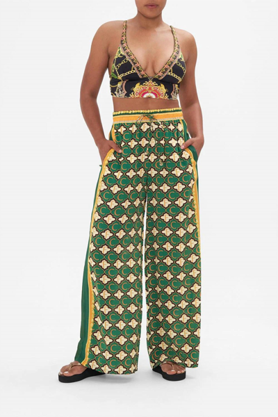 Camilla Jealousy And Jewels Printed Silk Palazzo Trousers In Multi