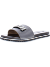 KARL LAGERFELD BIJOU WOMENS FLATS EMBELLISHED FLIP-FLOPS