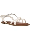 GBG LOS ANGELES RESIA WOMENS BUCKLE CHAIN THONG SANDALS