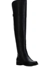 SUN + STONE ALLICCE WOMENS ZIPPER ROUND TOE OVER-THE-KNEE BOOTS