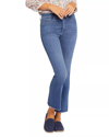 Nydj Slim Boot Ankle Fray Jeans In Blue